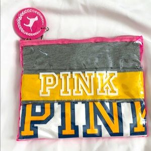 VS Pink UC Berkeley set of 3 hipster panties -L